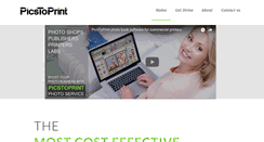 Desktop Screenshot of picstoprint.com